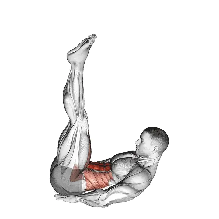 Imagen de una persona realizando el ejercicio Pulse Up